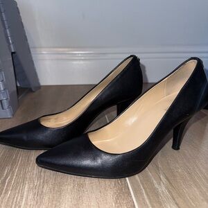 Michael Kors Black Leather Pumps